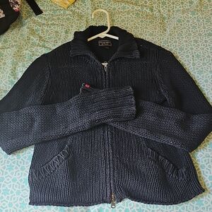 Abercrombie & Fitch Dark Blue Knit Sweater